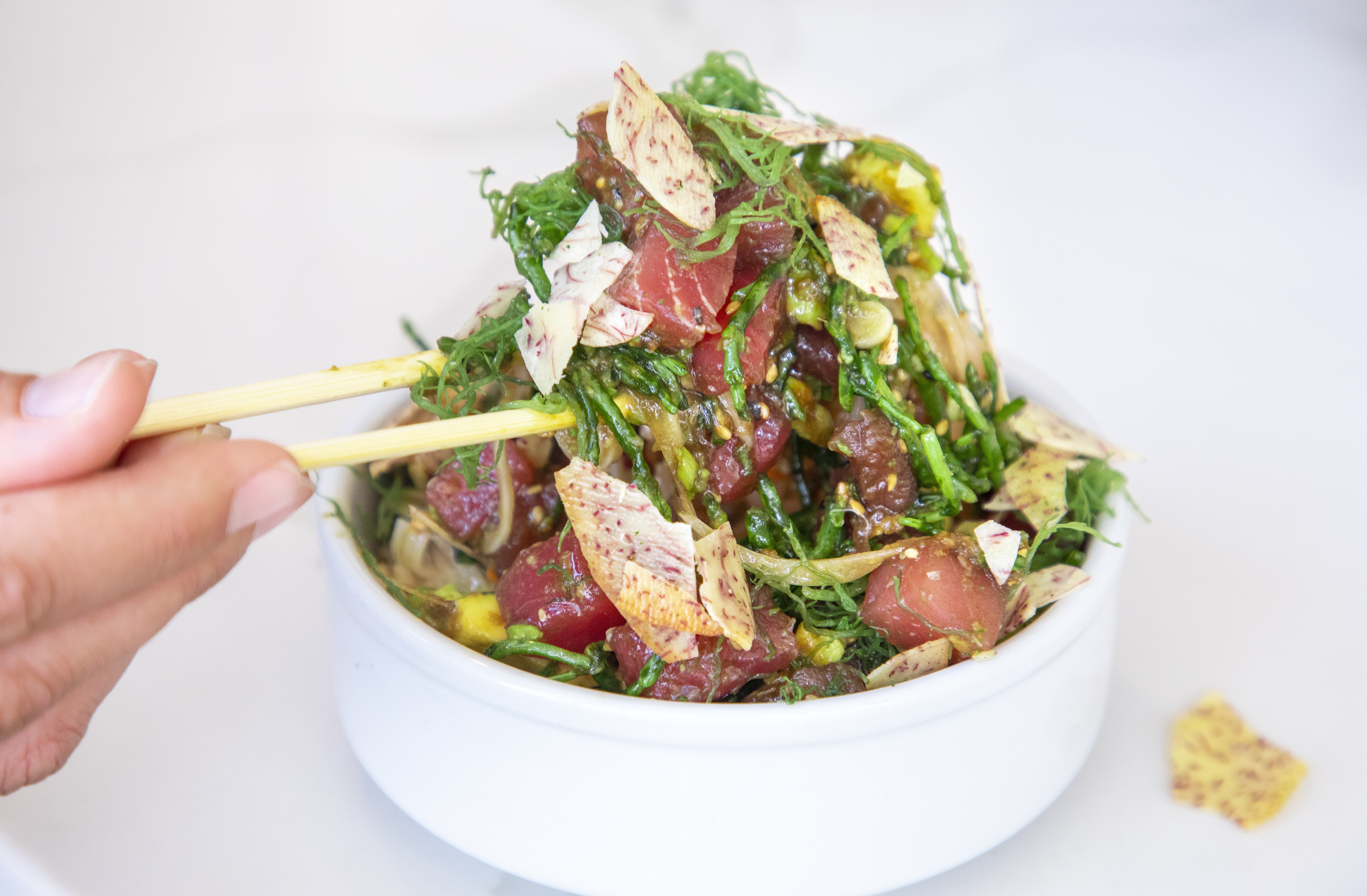Feature image forMerriman's collaborates with Sweetfin Poke of Southern California on exclusive poke bowl